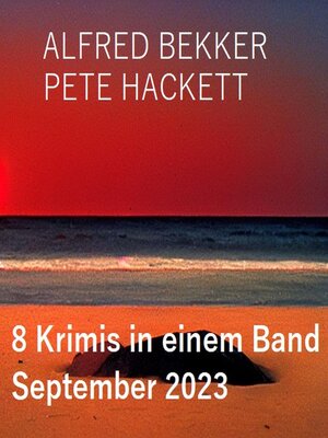 cover image of 8 Krimis in einem Band September 2023